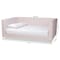 Baxton Studio Oksana Modern Glam and Luxe Light Pink Velvet Fabric and Gold Finished Queen Size Daybed 174-10986-Zoro - alternate 4